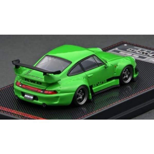 Laden Sie das Bild in Galerie -Viewer, Ignition model IG2149 1/64 RWB 993 Green Metallic [Diecast Mini Car]
