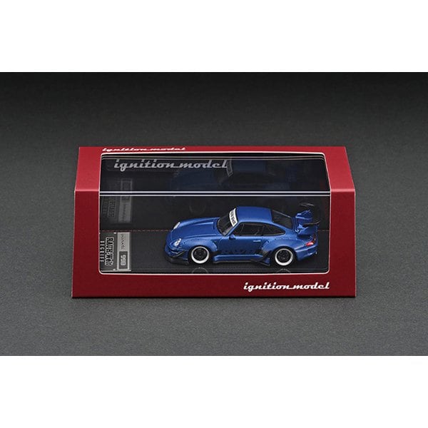 Cargue la imagen en el visor de la galería, Modelo de encendido IG2150 1/64 RWB 993 Azul Mate Metálico [Mini Coche Diecast]
