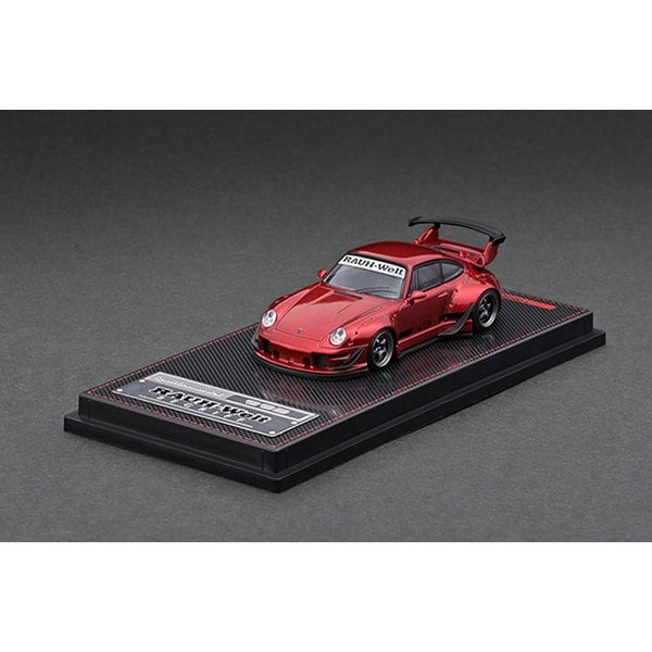 Modelo de encendido IG2154 1/64 RWB 993 Rojo Metálico [Mini Coche Diecast]