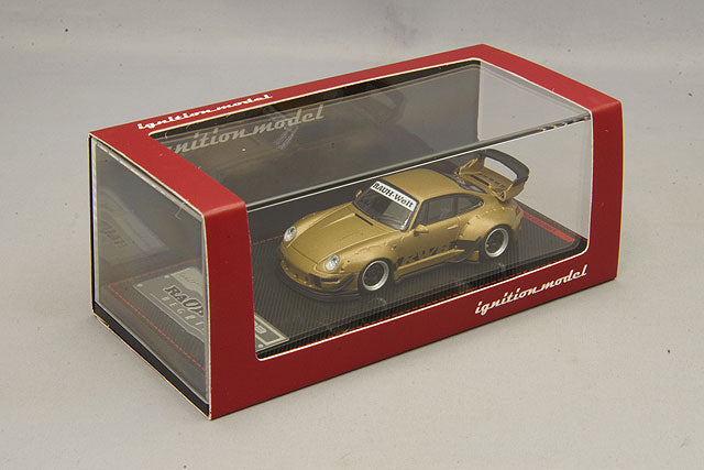 Laden Sie das Bild in Galerie -Viewer, ignition model 1/64 RWB 993 Matte GoldIG2157
