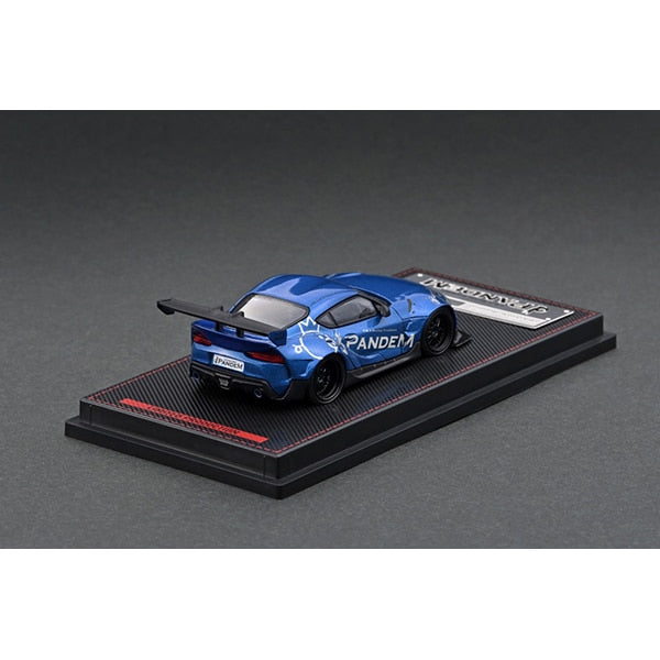 Laden Sie das Bild in Galerie -Viewer, Ignition model IG2331 1/64 PANDEM Supra A90 Blue Metallic [Diecast Mini Car]
