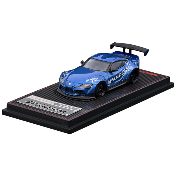 Modelo de encendido IG2331 1/64 PANDEM Supra A90 Azul Metálico [Mini Coche Diecast]