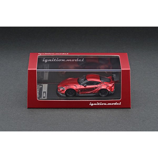 Laden Sie das Bild in Galerie -Viewer, Ignition model IG2332 1/64 PANDEM Supra A90 Red Metallic [Diecast Mini Car]
