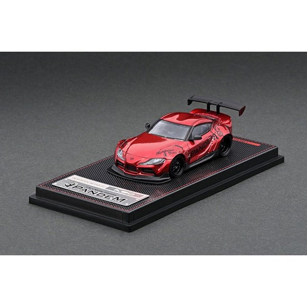 Cargue la imagen en el visor de la galería, Modelo de encendido IG2332 1/64 PANDEM Supra A90 Rojo Metálico [Mini Coche Diecast]
