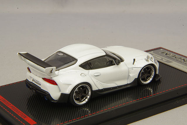 Laden Sie das Bild in Galerie -Viewer, ignition model 1/64 Pandem Supra (A90) Pearl WhiteIG2333
