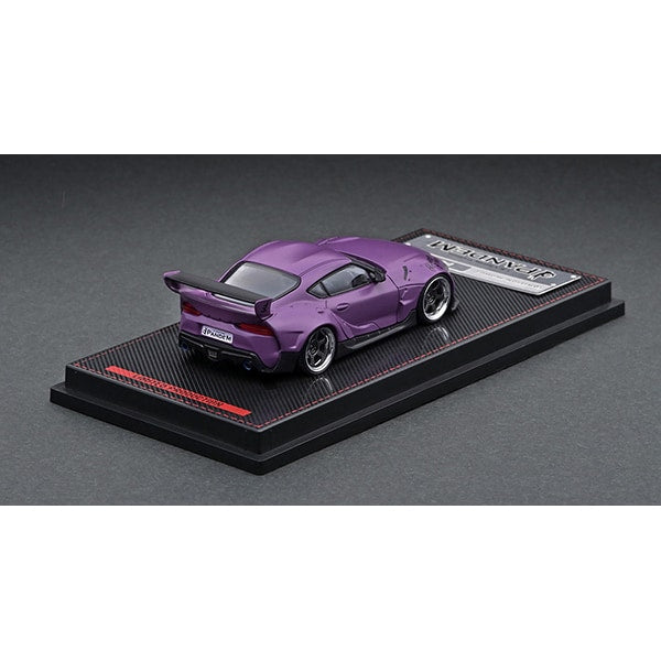 Chargez l&#39;image dans la visionneuse de la galerie, Modèle d&#39;allumage IG2335 1/64 PANDEM Supra A90 violet mat [Mini voiture moulée sous pression]
