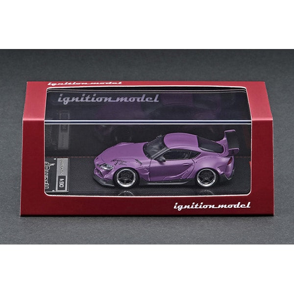 Laden Sie das Bild in Galerie -Viewer, Ignition model IG2335 1/64 PANDEM Supra A90 Matte Purple [Diecast Mini Car]
