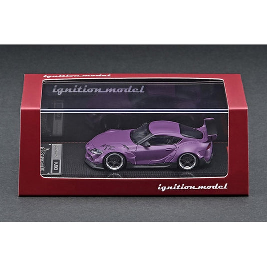 Modelo de encendido IG2335 1/64 PANDEM Supra A90 Púrpura Mate [Mini Coche Diecast]