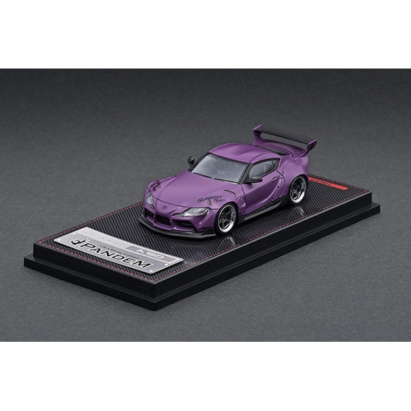 Ignition model IG2335 1/64 PANDEM Supra A90 Matte Purple [Diecast Mini Car]