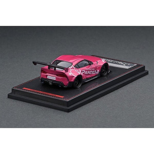 Modèle d'allumage IG2339 1/64 PANDEM Supra A90 rose [Mini voiture moulée sous pression]