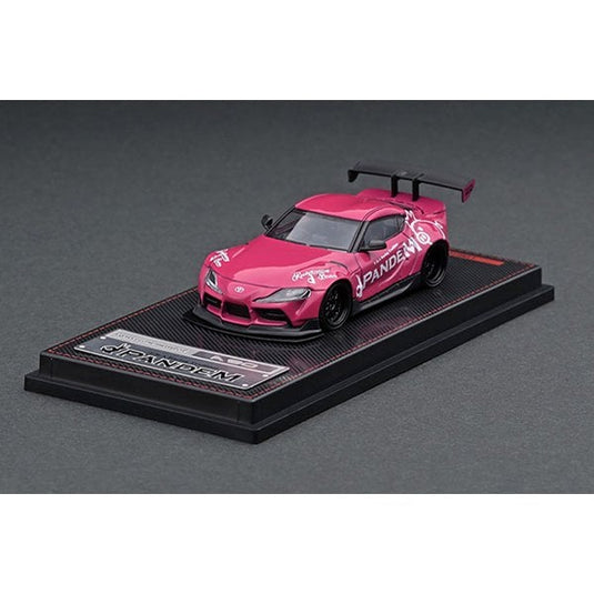 Modèle d'allumage IG2339 1/64 PANDEM Supra A90 rose [Mini voiture moulée sous pression]