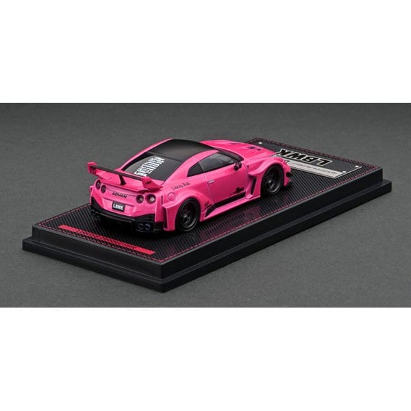 Cargue la imagen en el visor de la galería, Modelo de encendido IG2382 1/64 LB-Silhouette WORKS GT Nissan 35GT-RR Rosa [Mini Coche Diecast]
