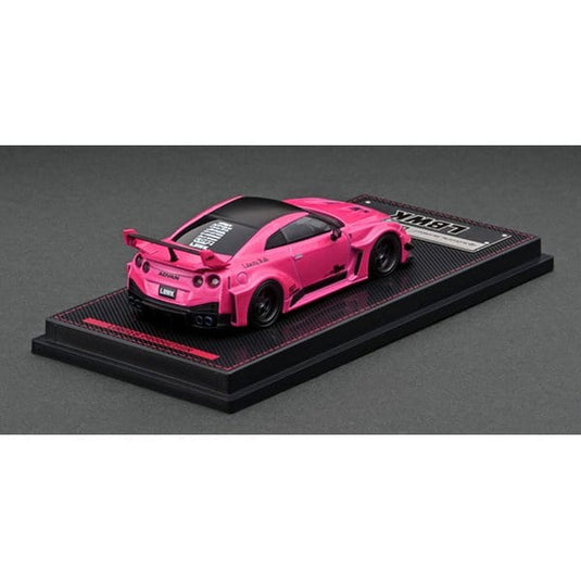 Modelo de encendido IG2382 1/64 LB-Silhouette WORKS GT Nissan 35GT-RR Rosa [Mini Coche Diecast]