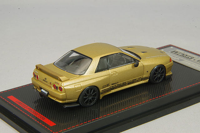 Cargue la imagen en el visor de la galería, modelo de encendido 1/64 Top Secret GT-R (VR32) Matte GoldIG2391
