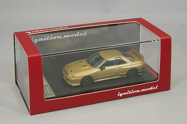 Cargue la imagen en el visor de la galería, modelo de encendido 1/64 Top Secret GT-R (VR32) Matte GoldIG2391
