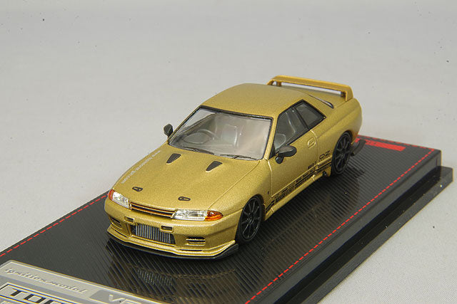 Cargue la imagen en el visor de la galería, modelo de encendido 1/64 Top Secret GT-R (VR32) Matte GoldIG2391
