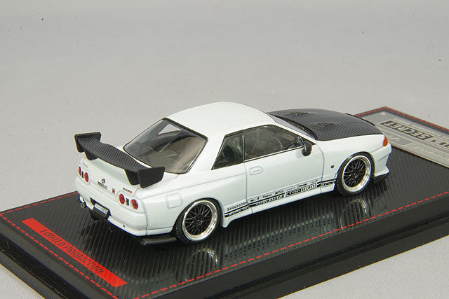 Cargue la imagen en el visor de la galería, modelo de encendido 1/64 Top Secret GT-R (VR32) Matte Pearl WhiteIG2395
