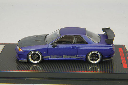 modèle d'allumage 1/64 Top Secret GT-R (VR32) Violet Mat MétalliséIG2396