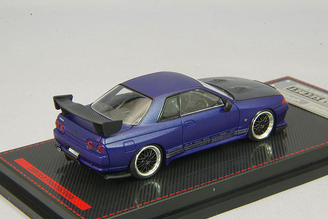 Cargue la imagen en el visor de la galería, modelo de encendido 1/64 Top Secret GT-R (VR32) Matte Purple MetallicIG2396
