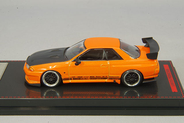 Chargez l&#39;image dans la visionneuse de la galerie, Allumage modèle 1/64 Top Secret GT-R (VR32) Jaune Orange MétalliséIG2397
