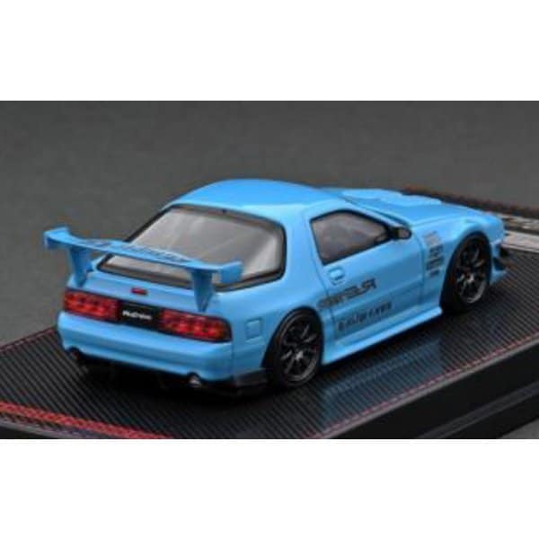 Laden Sie das Bild in Galerie -Viewer, Ignition model IG2498 1/64 Mazda RX-7 FC3S RE Amemiya Light Blue [Diecast Mini Car]
