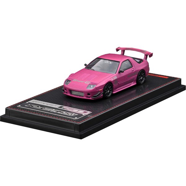 Modelo de encendido IG2499 1/64 Mazda RX-7 FC3S RE Amemiya Matte Purple Metallic [Diecast Mini Car]