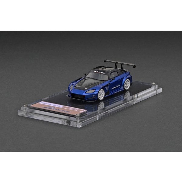 Cargue la imagen en el visor de la galería, Modelo de encendido IG2561 1/64 J&#39;S RACING S2000 AP1 Azul Metálico [Mini Coche Diecast]
