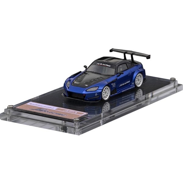 Cargue la imagen en el visor de la galería, Modelo de encendido IG2561 1/64 J&#39;S RACING S2000 AP1 Azul Metálico [Mini Coche Diecast]
