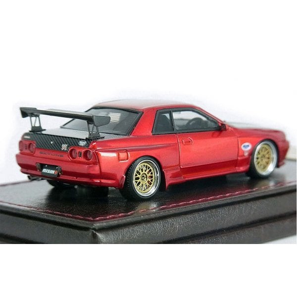 Cargue la imagen en el visor de la galería, Modelo de encendido IG2690 1/64 Nissan Skyline GT-R NISMO R32 Rojo Metálico [Mini Coche Diecast]
