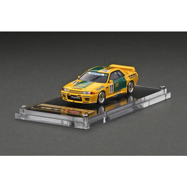 Load image into Gallery viewer, Ignition model IG2693 1/64 BP OIL TRAMPIO GT-R #11 1993 JTC with RB26 Engine GrA [Resin Cast]
