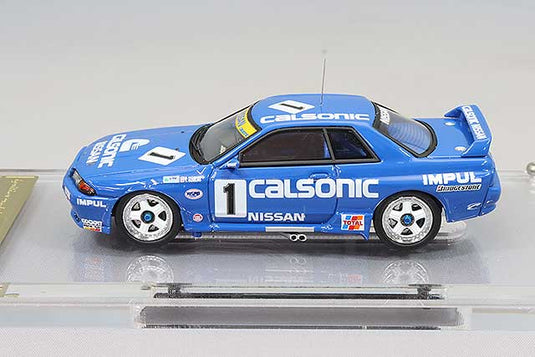 Modèle d'allumage 1/64 Calsonic Skyline GT-R BNR32 1991 JTC