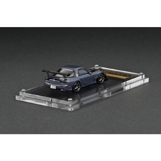 Ignition model IG2724 1/64 FEED RX-7 FD3S Maou Gunmetal [Diecast Mini Car]