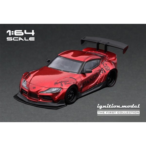 Laden Sie das Bild in Galerie -Viewer, Ignition model IG2835 1/64 PANDEM Supra A90 Red Metallic [Diecast Mini Car]
