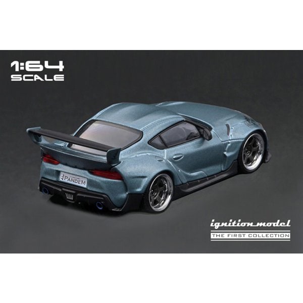 Cargue la imagen en el visor de la galería, Modelo de encendido IG2836 1/64 PANDEM Supra A90 Azul Mate Gris Metálico [Mini Coche Diecast]
