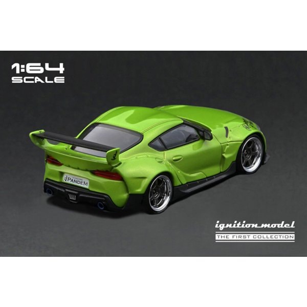 Cargue la imagen en el visor de la galería, Modelo de encendido IG2837 1/64 PANDEM Supra A90 Verde Metálico [Mini Coche Diecast]
