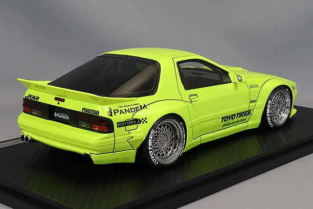 Chargez l&#39;image dans la visionneuse de la galerie, Allumage modèle 1/18 Pandem RX-7 (FC3S) JauneIG2912
