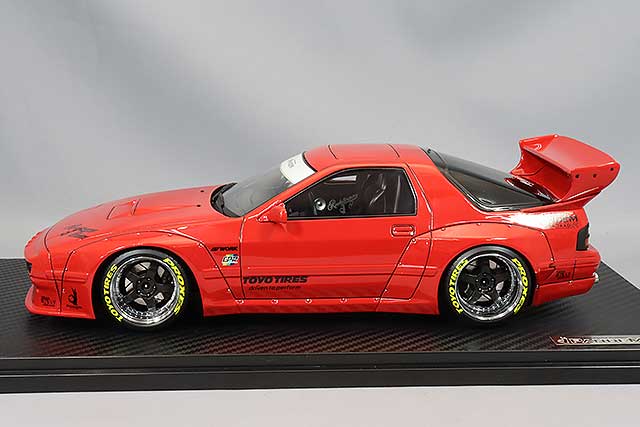 Cargue la imagen en el visor de la galería, modelo de encendido 1/18 Pandem RX-7 (FC3S) RedIG2914
