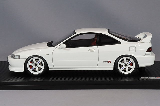 Cargue la imagen en el visor de la galería, Modelo de encendido 1/18 Honda Integra (DC2) Tipo R Blanco con ruedas TE37 de 17 pulgadas (Blanco) IG3053
