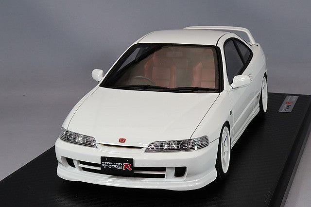 Modelo de encendido 1/18 Honda Integra (DC2) Tipo R Blanco con ruedas TE37 de 17 pulgadas (Blanco) IG3053