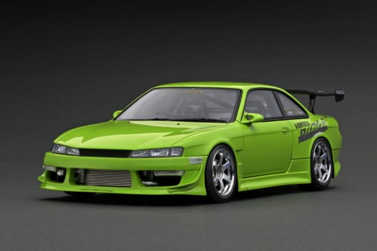 ignition model 1/18 VERTEX S14 Silvia Yellow GreenIG3086