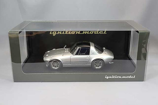 ignition model 1/18 Toyota Sports 800 "Yotahachi" Ver. Silver with RS Watanabe 14-inch Wheels (Polish/Gunmetal)IG3092