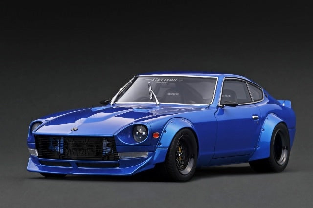 Chargez l&#39;image dans la visionneuse de la galerie, Pre-order IG3113 Ignition Model 1/18 Nissan Fairlady Z (S30) STAR ROAD Star Road Blue Metallic
