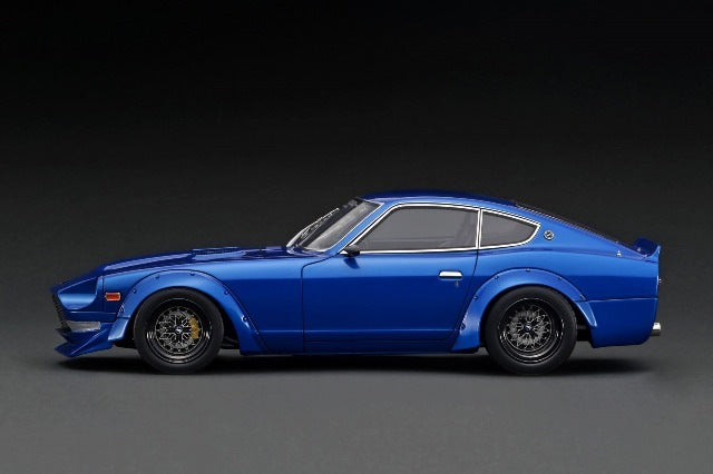 Load image into Gallery viewer, Pre-order IG3113 Ignition Model 1/18 Nissan Fairlady Z (S30) STAR ROAD Star Road Blue Metallic
