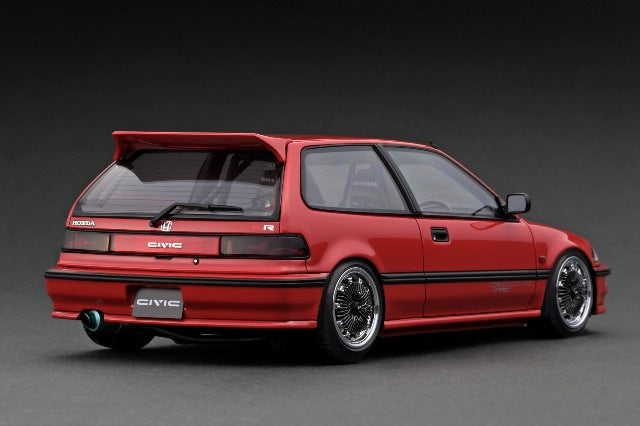 Laden Sie das Bild in Galerie -Viewer, Pre-order IG3127 Ignition Model 1/18 Honda CIVIC (EF9) SiR Red
