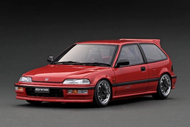 Pre-order IG3127 Ignition Model 1/18 Honda CIVIC (EF9) SiR Red