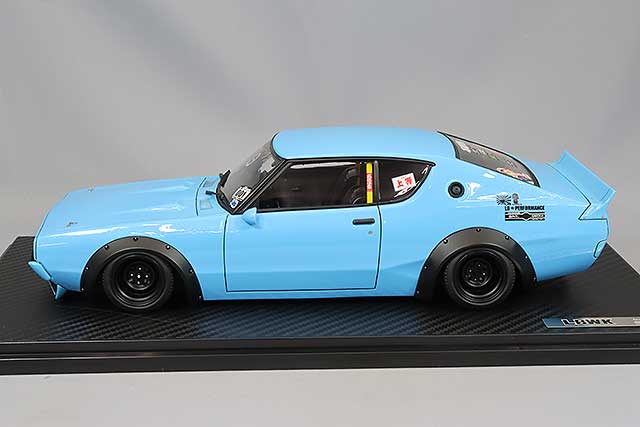 Cargue la imagen en el visor de la galería, modelo de encendido 1/18 LB-WORKS Kenmeri 2Dr Light BlueIG3219
