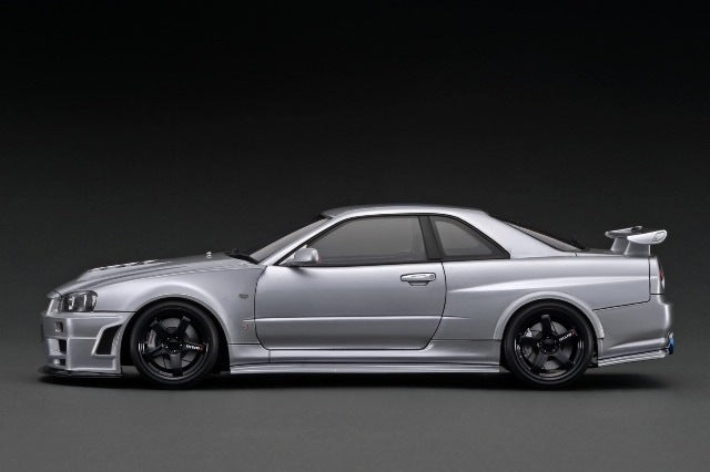 Chargez l&#39;image dans la visionneuse de la galerie, Pre-order IG3224 Ignition Model 1/18 Nismo NISMO R34 GT-R Z-tune Silver
