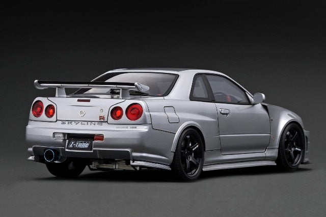 Chargez l&#39;image dans la visionneuse de la galerie, Pre-order IG3224 Ignition Model 1/18 Nismo NISMO R34 GT-R Z-tune Silver
