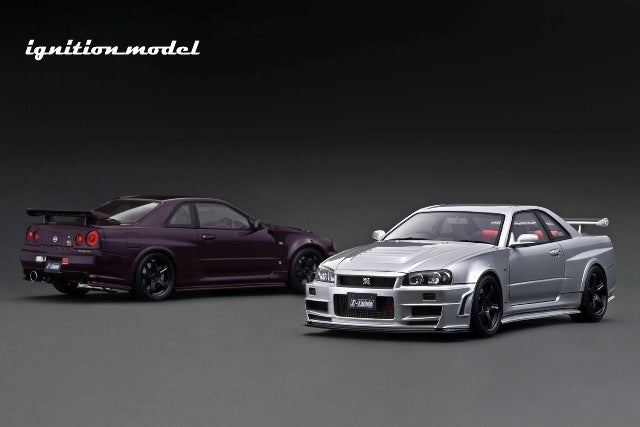 Carica immagine in Galleria Viewer, Pre-order IG3224 Ignition Model 1/18 Nismo NISMO R34 GT-R Z-tune Silver
