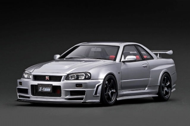 Chargez l&#39;image dans la visionneuse de la galerie, Pre-order IG3224 Ignition Model 1/18 Nismo NISMO R34 GT-R Z-tune Silver
